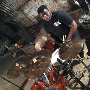 Playing for a drumless tracks promo