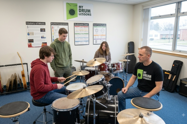 Take drum lessons