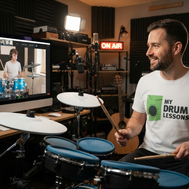 Online Drum kit tuition