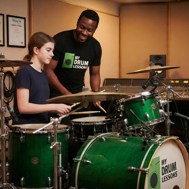 how to teach drums