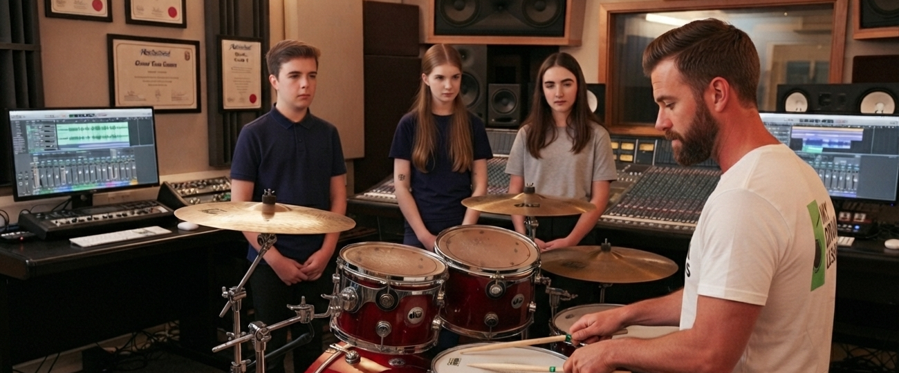 Teach the drums